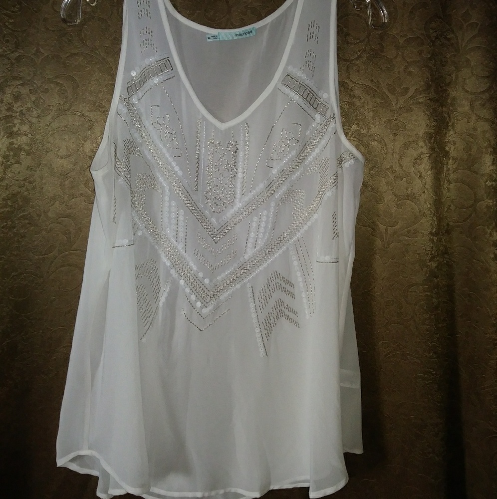 Maurices sheer tank sz XL